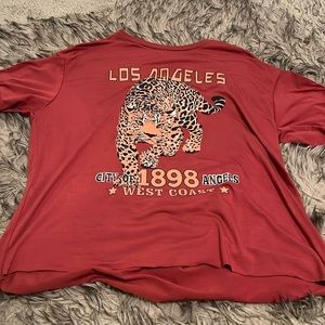 Shein Los Angeles Oversized Tee